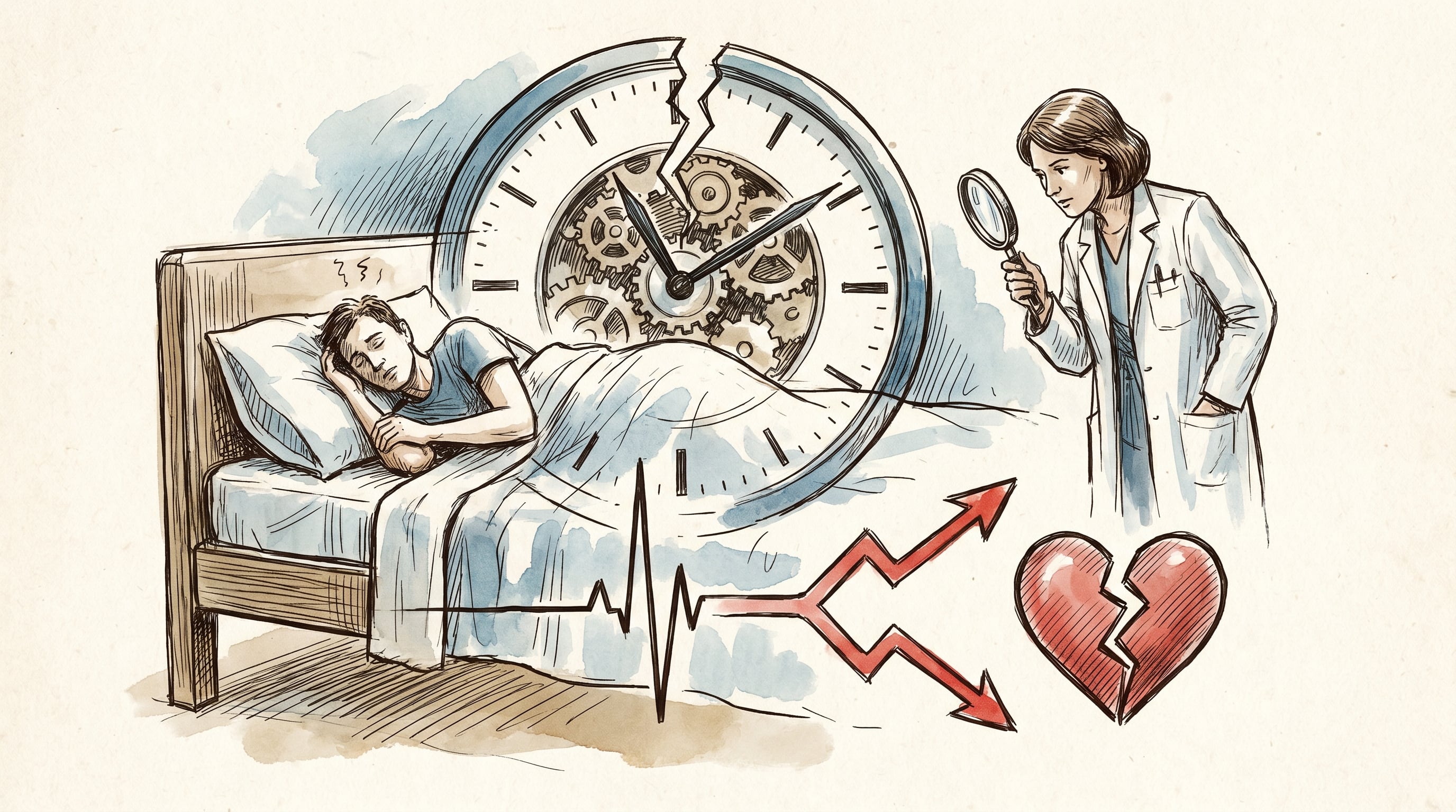 Un estudio identificó que las personas con horarios de sueño inconsistentes presentan aproximadamente el doble de probabilidades de desarrollar eventos cardíacos (Imagen Ilustrativa Infobae)