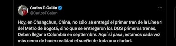 El alcalde de Bogotá subrayó