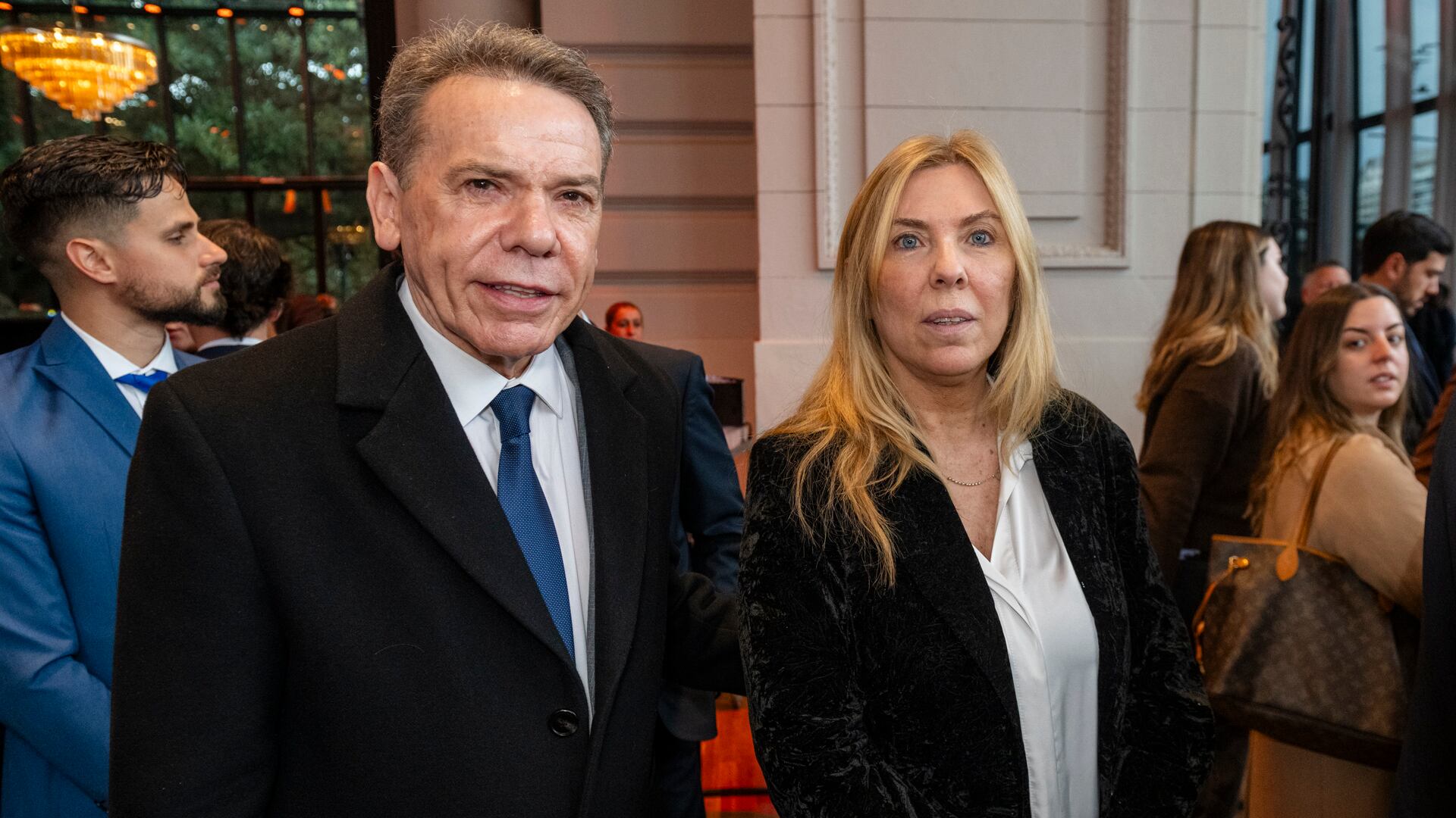 Horacio García, ex director nacional de Migraciones, y la jueza federal, María Eugenia Capuchetti