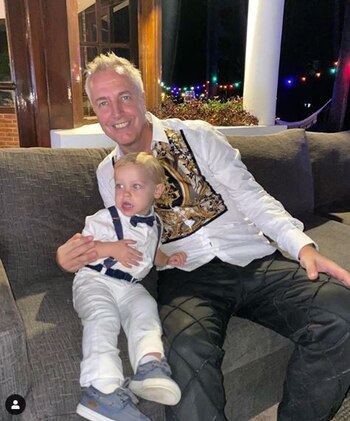Marley y Mirko celebraron juntos la llegada del nuevo año (Foto: Instagram)