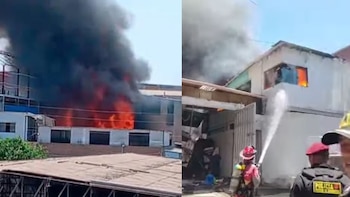 Incendio de código 3 arrasa