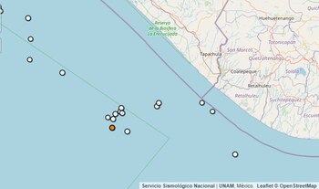 SSN reportó sismo en Chiapas.
(SSN)