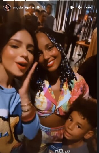 Ángela Aguilar también convivió con