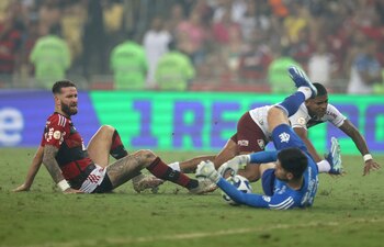 Agustín Rossi en el clásico