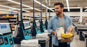cajas de autopago - supermercados - cajeros - tecnología - 28 de abril