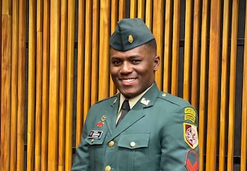 Cabo tercero Cristian Valencia. Instagram