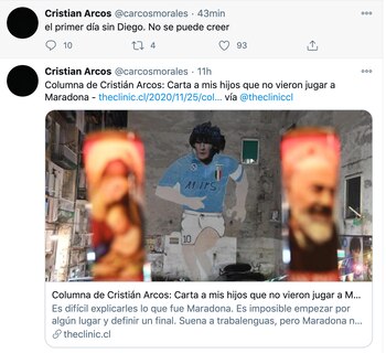 El periodista deportivo chileno Cristián