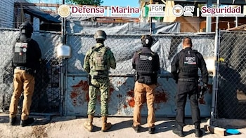 El inmueble cateado por las