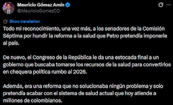 Mauricio Gómez Amín afirmó que