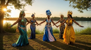 Figuras míticas africanas como Mami