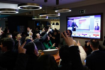 Los partidarios del partido político