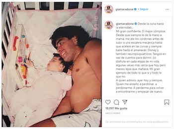 Gianinna escribió un extenso texto