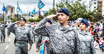 En la isla, el desfile