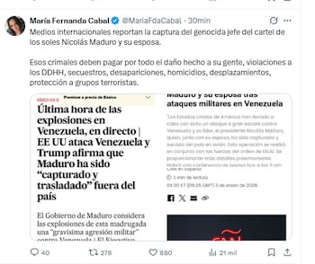 El mundo político colombiano reacciona