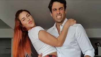 Xoana González y su esposo