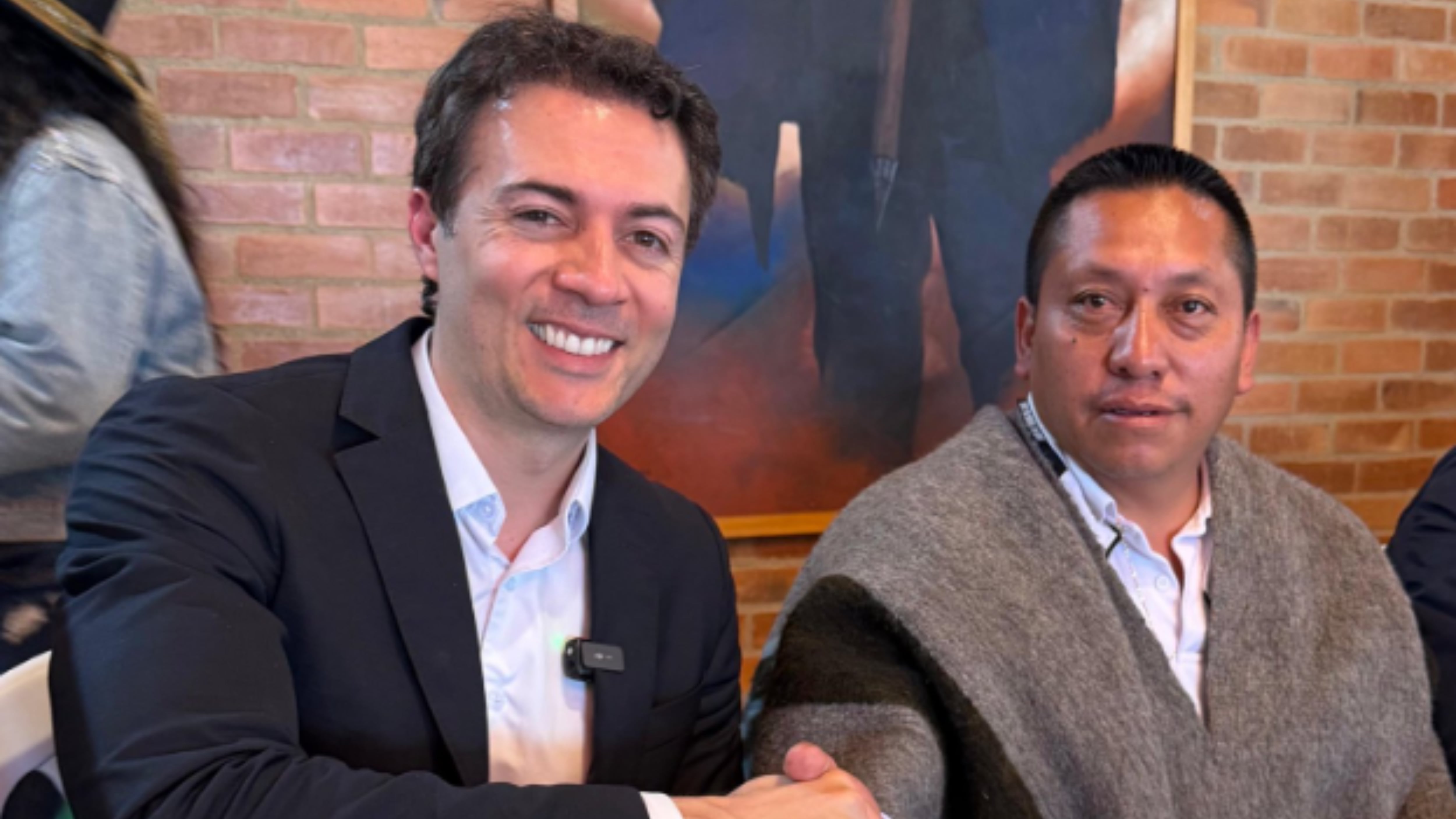 Daniel Quintero había recibido el aval presidencial de Aico en un evento efectuado en Pasto, decisión que fue rechazada por el Resguardo Indígena Refugio del Sol - crédito Partido Aico