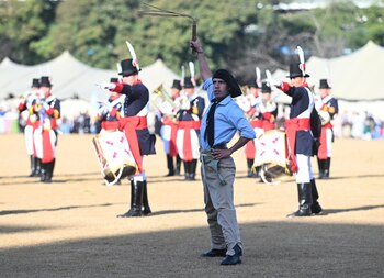 Diferentes regimientos participaron del evento
