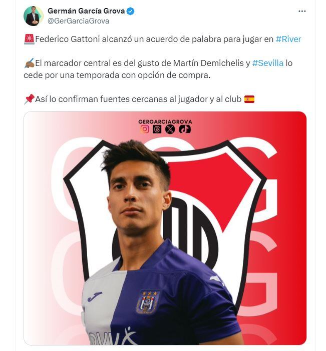 federico gattoni river garcía grova