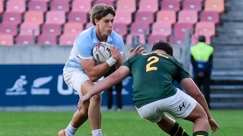 Los Pumitas y Sudáfrica M20 del Rugby Championship