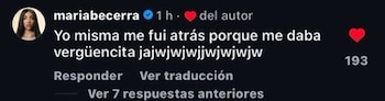 María Becerra confesó que su
