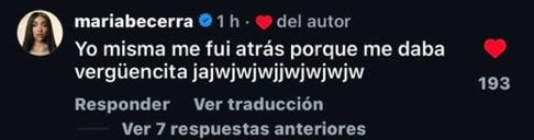 María Becerra confesó que su baja estatura la mantuvo parcialmente oculta entre invitados en La Casita