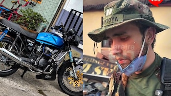 Samuel Montoya lamentó que las personas se aprovechen del caos para hurtar pertenencias - crédito Pereira en vivo /X
