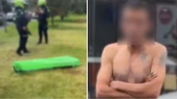 La lesión con arma cortopunzante provocó la muerte de Joan David Gómez en el lugar de los hechos, según la Fiscalía - crédito Captura video