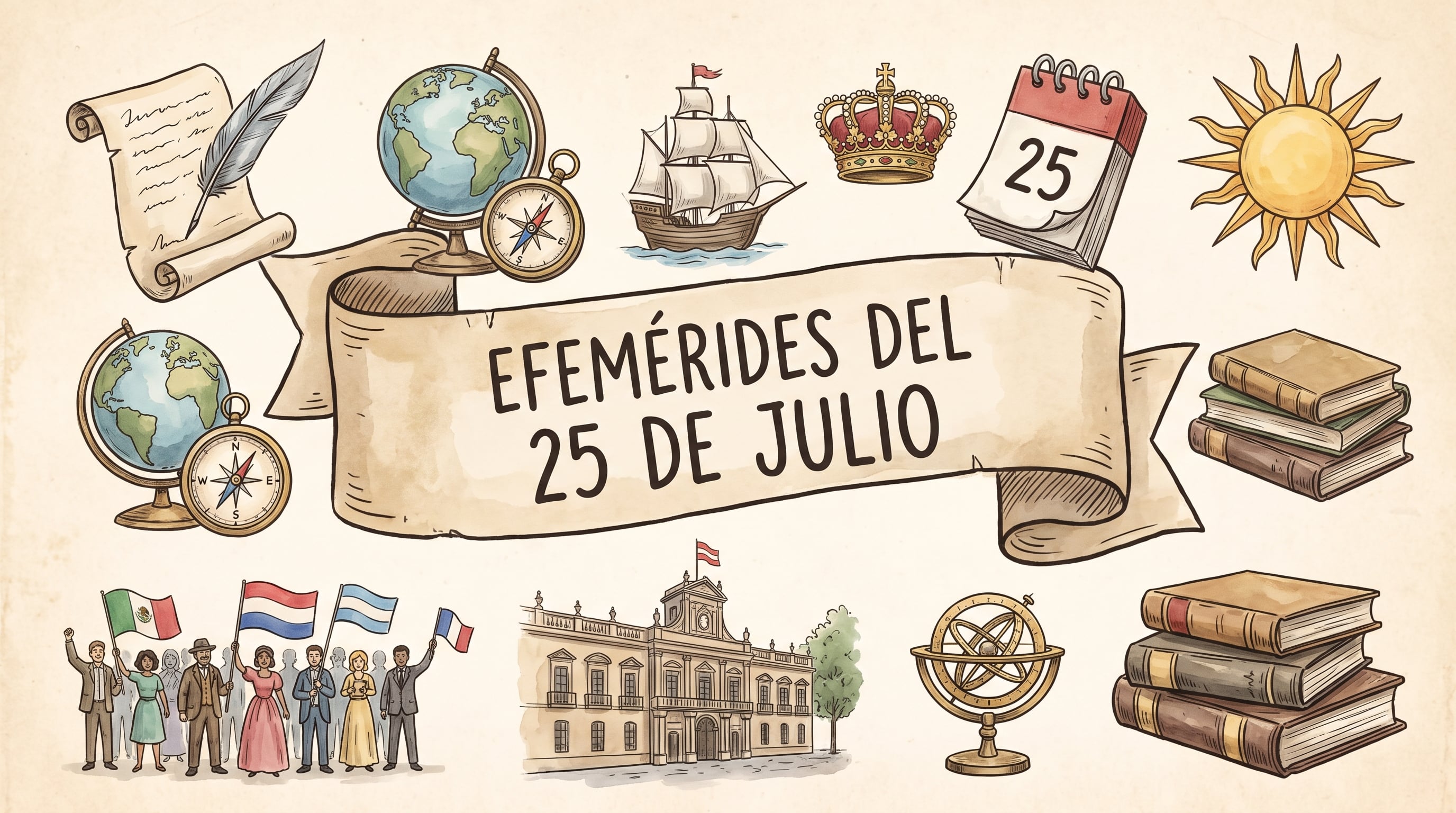 Efemérides del 25 de julio: qué se conmemora en Perú y los hechos que marcaron al mundo