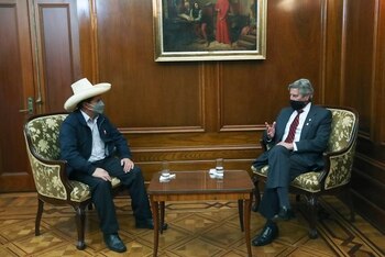 Pedro Castillo y Francisco Sagasti