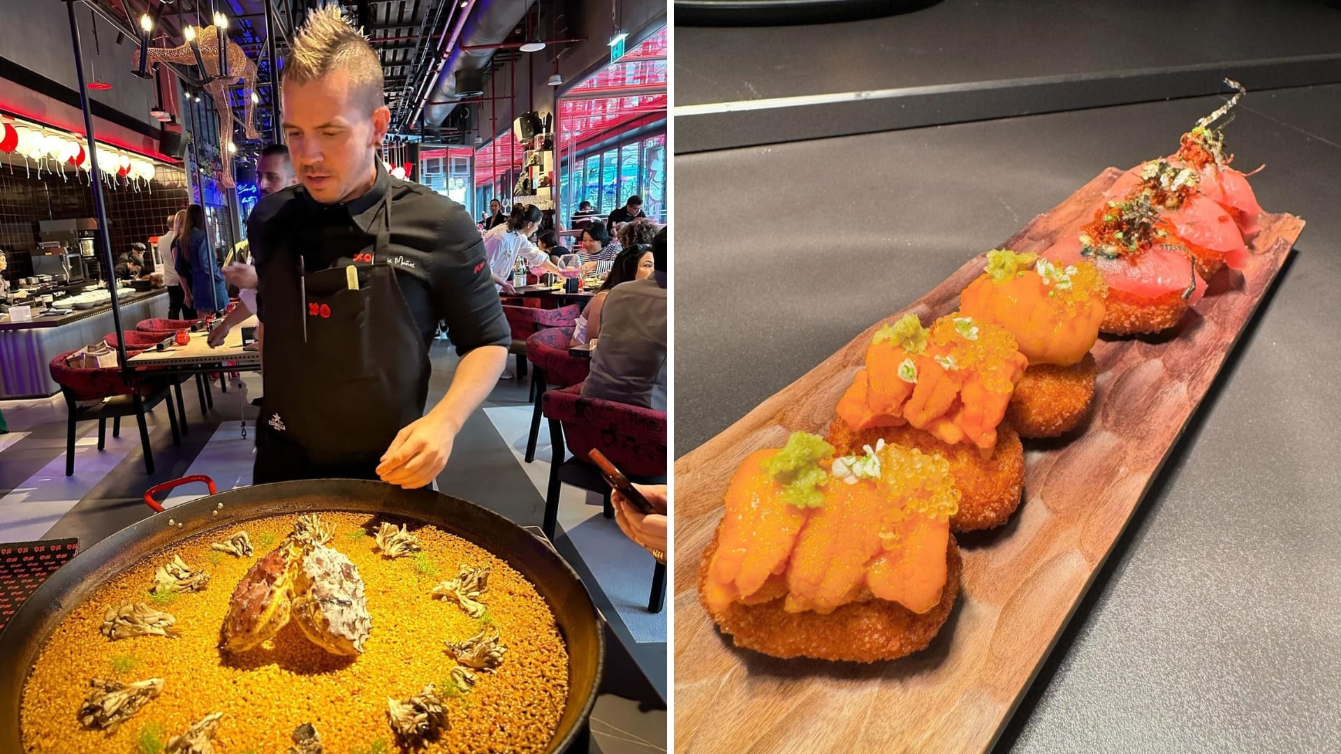 Paella y croquetas de Dabiz Muñoz en StreetXO (Instagram / @dabizdiverxo)