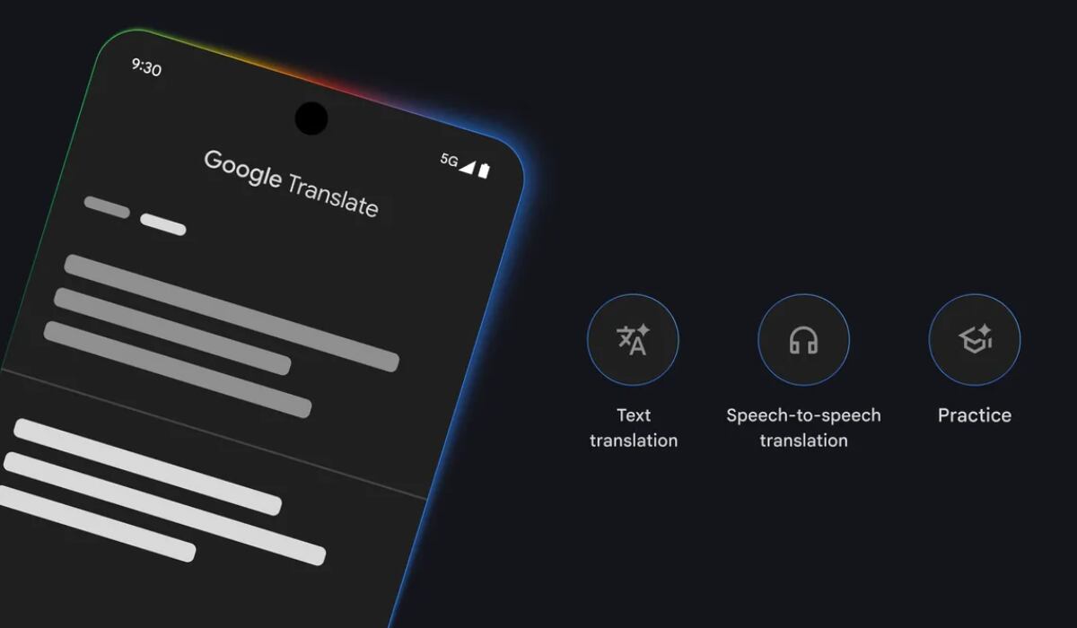 Las mejoras en búsqueda y traducción de Google ofrecen traducciones de texto más inteligentes, naturales y precisas gracias a la integración de Gemini. (Foto: Google)