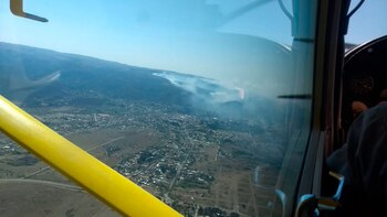 El incendio se desató anoche
