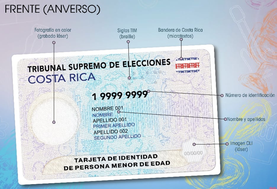 Jóvenes de entre 12 y 17 años podrán solicitar la Tarjeta de Identidad de Menores durante la visita de funcionarios electorales. Fuente: TSE