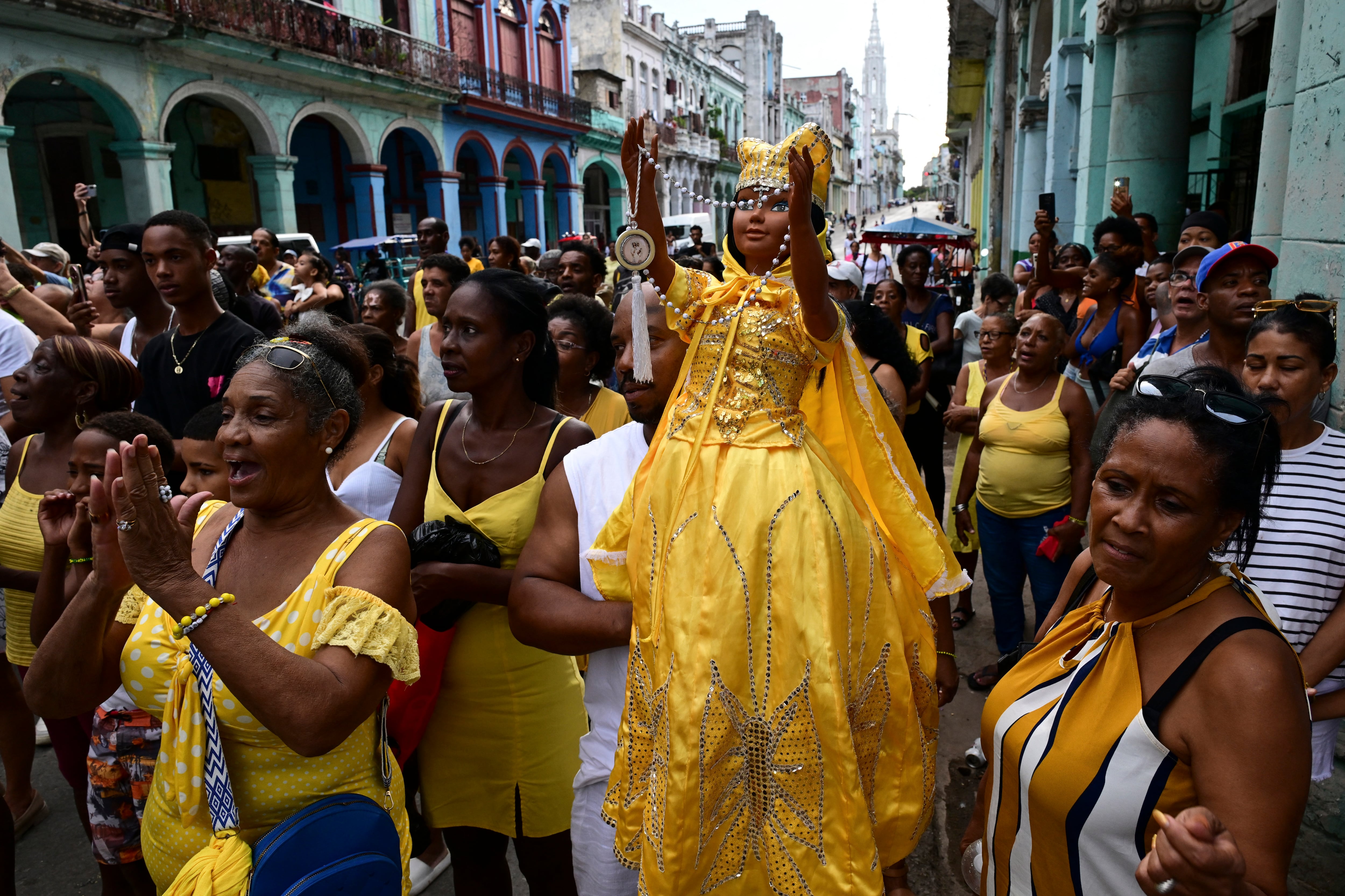 El papa Benedicto XV la declaró Patrona de Cuba en 1916. (Infobae Cuba/ YAMIL LAGE / AFP)