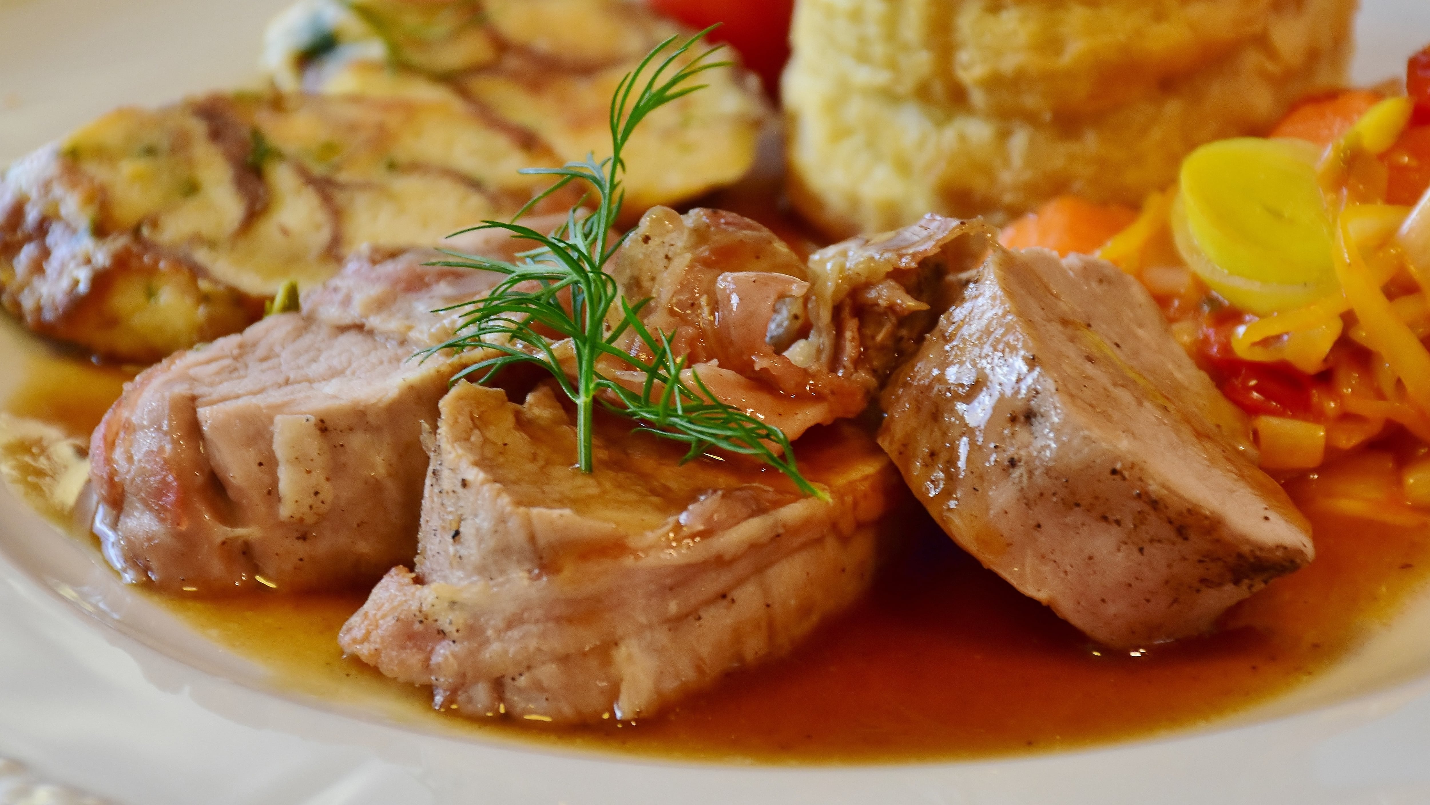 Receta de lomo de cerdo a la naranja (pxhere)
