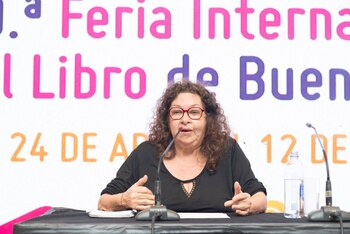 Olga Viglieca en la Feria