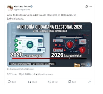 Gustavo Petro - pruebas supuesto fraude electoral