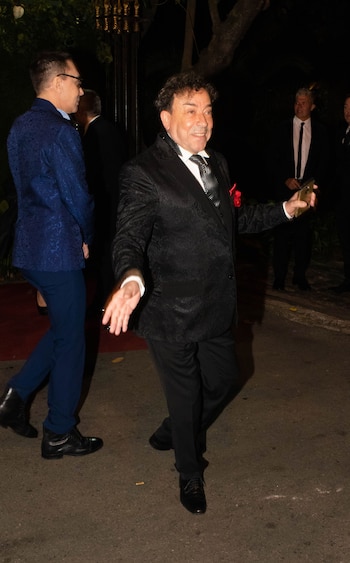 Anibal Pachano, muy emocionado en