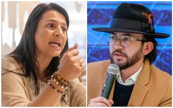 Paola Holguín y José Luis Bohórquez