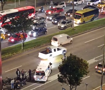 Un choque entre dos motociclistas