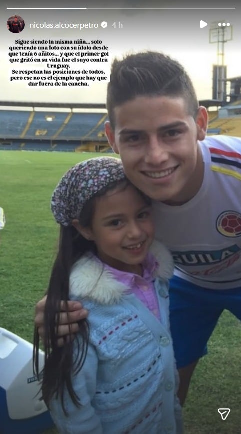 Nicolás Alcocer Petro habló sobre el polémico gesto que tuvo James Rodríguez con su hermana Antonella Petro - crédito @nicolas.alcocerpetro/Instagram