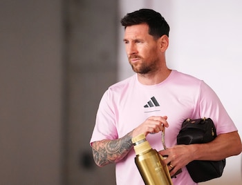 Messi volvió a jugar en Inter Miami, pero puso dudas a su continuidad como profesional (Rich Storry / GETTY IMAGES NORTH AMERICA / Getty Images via AFP)