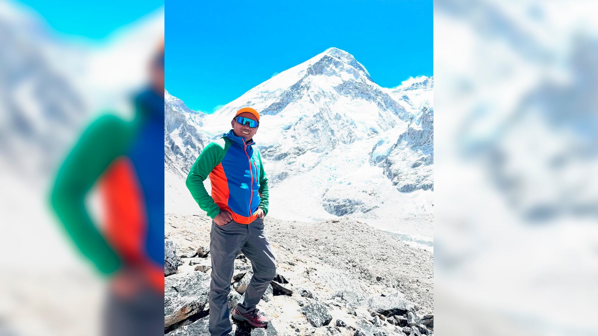 El guía nepalí lidera a un grupo de escaladores y refuerza el prestigio internacional del montañismo en Nepal.Foto: Instagram/Kami Rita