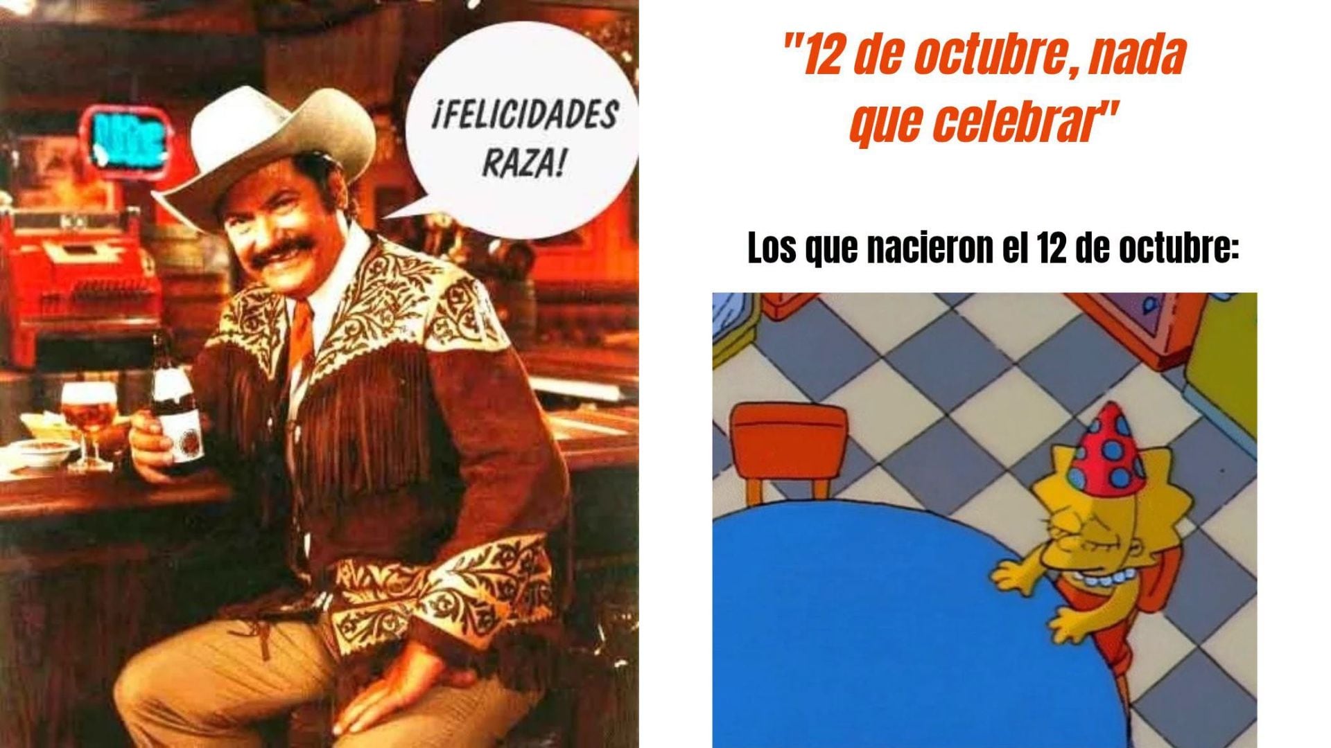 12 de octubre: los memes que dejó el Día de la Nación Pluricultural y no el “Día de la Raza” (Captura redes sociales)