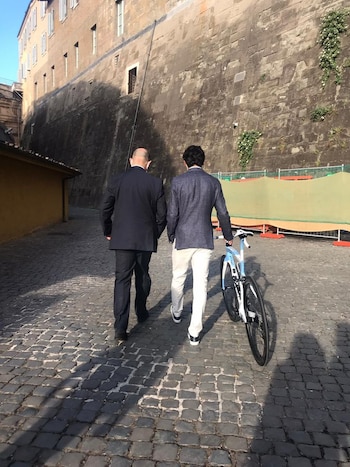 Egan Bernal llegó junto a