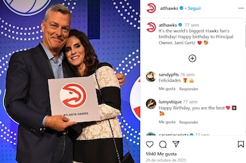 Jami Gertz y su esposo