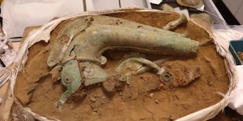 La trompeta celta encontrada, rematada