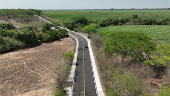 carreteras de la costa sur en Guatemala
