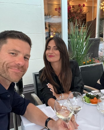 Xabi Alonso y Nagore Aranburu. (instagram)