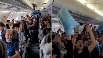 Los hinchas argentinos no paran